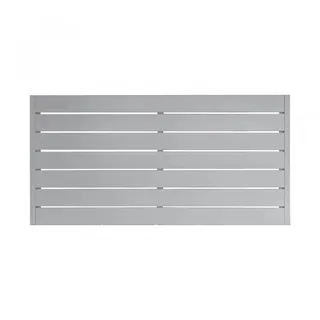 Andrewex Sichtschutzzaunelement Faro Grau lackiert 90 cm x 180 cm