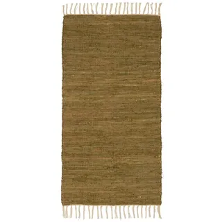 IB Laursen Bodenläufer aus Baumwolle, 120 x 60 cm, moosgrün