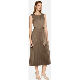 Vera Mont Cocktailkleid Plissee Braun 42