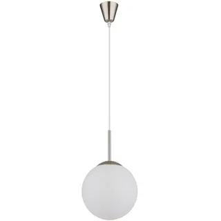Nowa KOP 1-flg. Ø 25 cm rund/alabaster Optik/silber