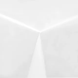 KEVKUS Wachstuch Tischdecke Meterware unifarben weiß Weiss Uni 0 Größe wählbar in eckig rund oval (90x240 cm eckig (Biertisch XL))