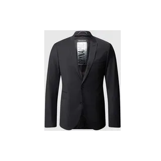Regular Fit Sakko mit Woll-Anteil Modell 'Irving', Black, 46