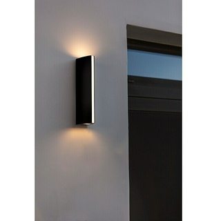 Lutec LED-Außenwandleuchte Leo  (14,5 W, 8,8 x 6,6 x 30 cm, Anthrazit, IP54)