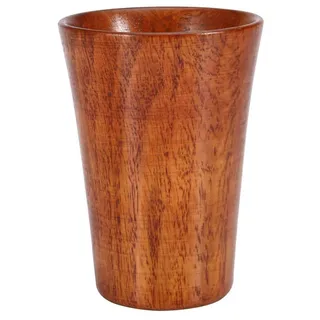 Gancon Natürliche Holztasse, Jujube-Holzbecher, Handgemachte Primitive Natürliche Holz Tee Trinkbecher Bier Kaffee Milchbehälter Tragbare/Outdoor/Trinken/Kaffee/Camping Cup/Teetasse