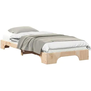 vidaXL Bettrahmen 100 x 220 cm Braun