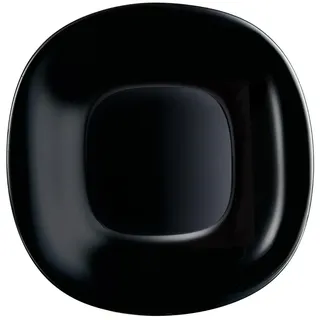 Dajar Dessertteller 19,5 cm Carine Luminarc, Glas, Schwarz, cm, 19,5 x 19,5 x 1,70 cm, 1 Einheiten