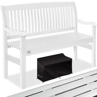 Kesser KESSER® Gartenbank Holz Holzbank wetterfest Parkbank Massivholz Sitzbank Balkonbank Gartenmöbel Bank für Balkon, Terrasse & Garten
