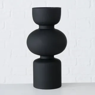 Vase NELIKA (H 29 cm) H 29 cm schwarz Blumenvase Blumengefäß - schwarz