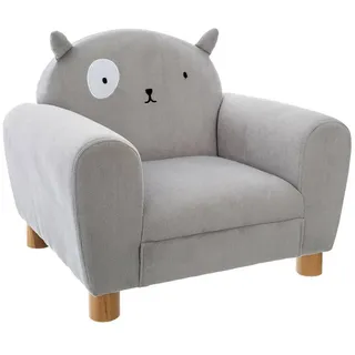 Atmosphera Créateur d'intérieur Sessel mit Rückenlehne Katze, grau