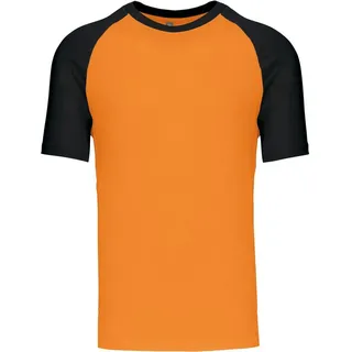 Kariban Baseball T-Shirt orange/black 3XL