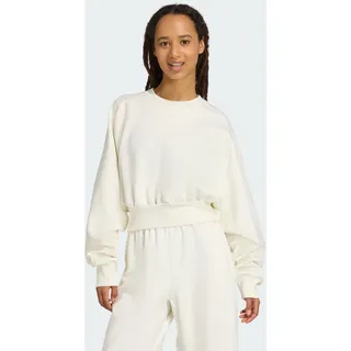 adidas Weiches Lux Loose Sweatshirt Off White XXL