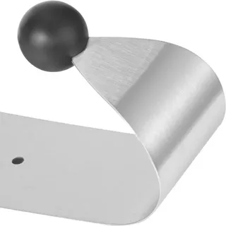 Hängender Serviettenhalter Für Unter Den Küchenschrank, Edelstahl, Schwarz Und Silber, 33,5 Cm