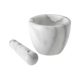 Westmark Mörser Gourmet 10 cm Marmor weiß/grau