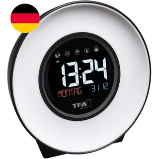 TFA Dostmann Moodlight Lichtwecker Mit Naturgeräuschen Digital, 60.2023.02, Mit