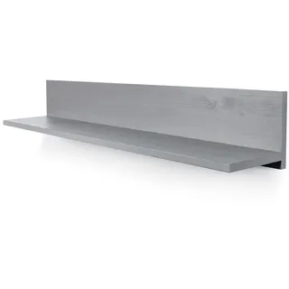 hagge home Wandregal 100 x 17 x 17 cm Grau