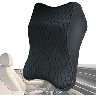 Nackenstützkissen Fürs Auto  Abnehmbares, Atmungsaktives Nackenkissen Aus Leder, Weiches Nackenkissen Für Reisen Im Auto Mit Ergonomischem Design Für Zuhause