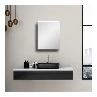 Talos Spiegelschrank Silver Magic mit LED-Beleuchtung, verschiedene Größen silberfarben 50 cm x 60 cm x 12 cm