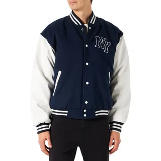 Mil-Tec NY Baseball Jacke Navy/Weiss S