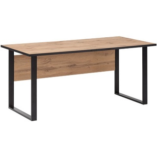 Schreibtisch »2000 1600« - schwarz - Holz