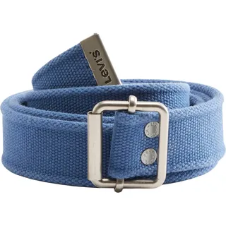 Levi's Stoffgürtel Baumwolle blau 85