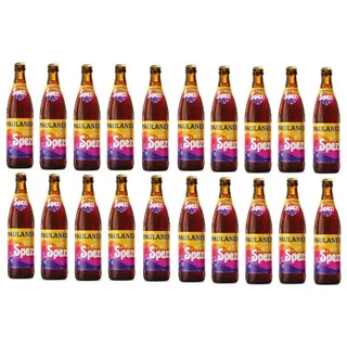 20 Flaschen Paulaner Spezi a 0,5l Cola Orange Mix Orginal inc. MEHRWEG PfandGlas