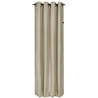Tchibo COAST Ösenvorhang 140 x 250 cm Beige 1 St