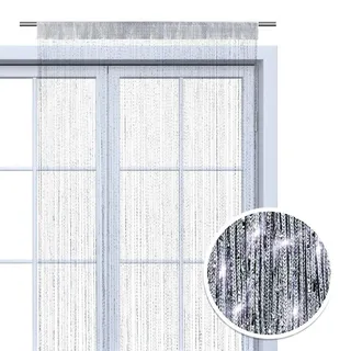Wometo Fadenvorhang, 90x245 | Vorhänge, Fertiggardinen, Fadenvorhänge