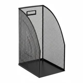 Relaxdays Stehsammler Metall, schwarz