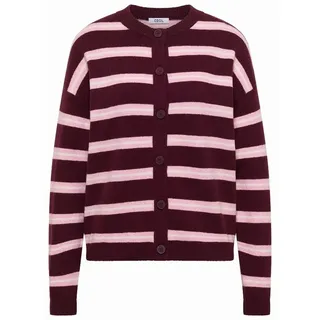 Cecil Cardigan mit Rundhals und Streifen Rot XL