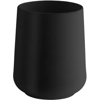 Smedbo Zahnputzbecher BB572 FREE, Schwarz - Kunststoff - runde Form