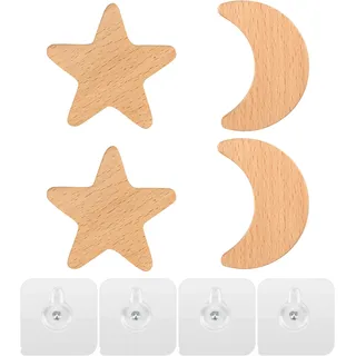 Garderobenhaken, Wandhaken Für Kinder, Haken Holz, Kinderzimmer Deko Haken, Klei