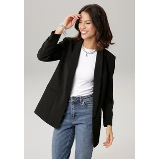 LAURA SCOTT Longblazer in schwarz | Gr.: 44