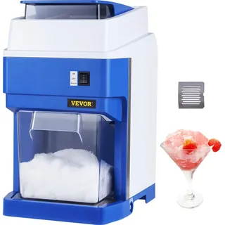 Vevor Eiszerkleinerungsmaschine Eisrasiermaschine Eisrasierer 120 kg/h, Abs Eiszerkleinerungsrasierer 650 W, 290x390x440 mm Energieeinsparung