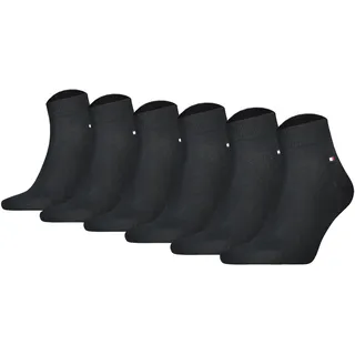Tommy Hilfiger Sneakersocken 6er Pack Schwarz 47-49