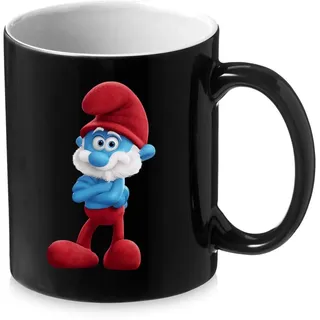 Christmas Coffee Mugs- Papa Schlumpf Kaffeebecher | Keramik 325ml Kaffeebecher | Christmas Special