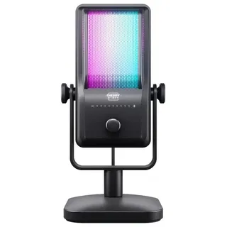 Cherry Standmikrofon XTRFY NGALE R – Premium USB Mikrofon mit Retro-RGB schwarz
