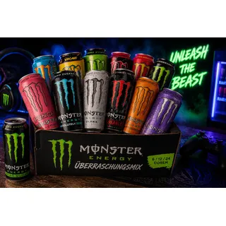 Monster Energy Überraschungsmix –24 verschiedene Sorten