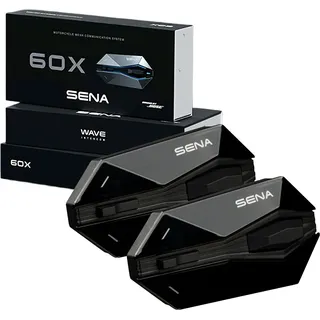 Sena 60X, Kommunikationssystem Doppelset - Schwarz