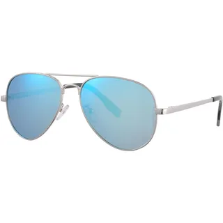 COASION Pilotenbrille Polarisierte Sonnenbrille klein für Herren Damen Polarisiert UV400 Schutz Retro Piloten Sonnenbrillen Vintage, 52MM - M