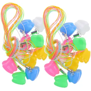 CATIEBYE 20stücke Junge Mädchen Zahnaufbewahrungsbox Kreative Erinnerungsbox Für Erste Zähne Mini- -sammler Bunten Designs Für Jungen Und Mädchen Praktische Souvenir-aufbewahrung