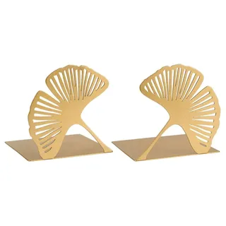 Moses Buchstütze Ginkgo Metall Gold 2 St.