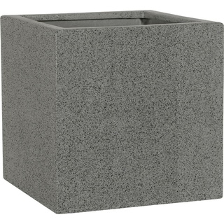 Pflanzkübel Blumenkübel Fiberglas Esteras Arnhem dunkelgrau 27x27x27cm