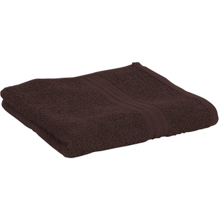 Handtuch aus Baumwolle, 100x50 cm, Braun