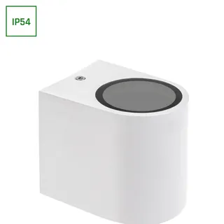 Spectrum Außenleuchte Aluminium Kunststoff 80 x 73 x 95 mm inkl. GU10 weiß
