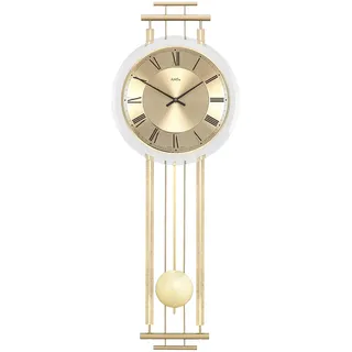 AMS 7019 Pendeluhr Wanduhr mit Westminster Schlagwerk und Bim Bam Schlagwerk