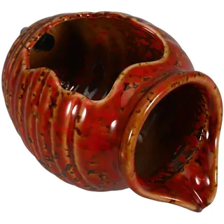 BESTonZON Keramik Mini Jar Ornament Mit Zirkulierendem Wasser Für Garten Deko Innen Und Außen Wasserfall Brunnen Zubehör 4.88X3.86X3.54 Zoll