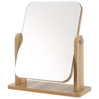 Ecarla Standkosmetikspiegel, Rechteckig, Holz, 22 X 17 Cm L7br