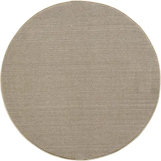 KADIMA DESIGN Teppich Beige, 160x160 cm, – Böden, Teppiche, Flachgewebe-Teppiche