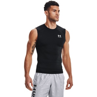 Under Armour HeatGear Armour Kompressions-Tank-Top Herren 001 black/white XL