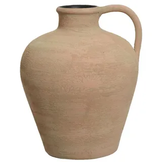 Decoris Vase - Krugmodell - Terrakotta - hellbraun - 25 x 30 cm - Blumenvase